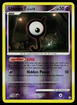 Pokemon Card - Unown (J) Legends Awakened 76/146 Uncommon Reverse Holo - Image 1