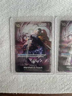 2x Marshall.D.Teach P-100 Event Pack Vol.8 One Piece Card Game English Promotion - Image 2