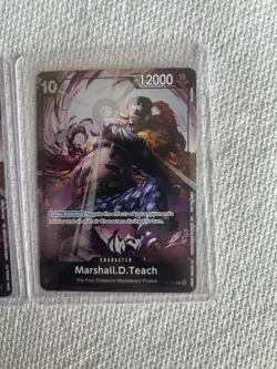 2x Marshall.D.Teach P-100 Event Pack Vol.8 One Piece Card Game English Promotion - Image 3