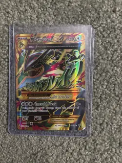 Pokemon TCG Mega-Rayquaza-EX Holo Card Ancient Origins Full Art Ultra Rare 98/98 - Image 1
