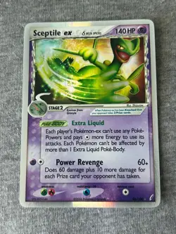 Pokemon Card - Sceptile ex (Delta Species) Crystal Guardians 96/100 Ultra Rare - Image 1