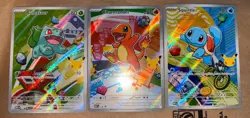 Pokemon First Partner Illustration Collection Kanto Set - MINT TCG Card Lot - Image 1