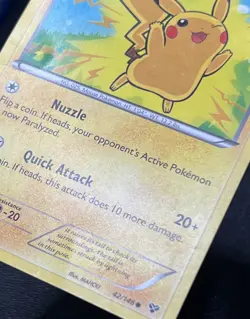 Pikachu 42/146 HP Non Holo XY Base Set Pokemon Card! - Image 3