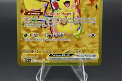 Pikachu ex 247/191 Gold Hyper Rare Tera Full Art Surging Sparks Pokemon Card - Image 3