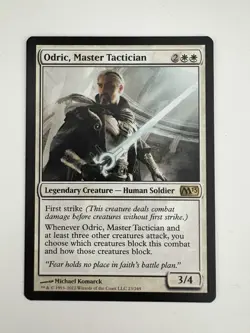 Odric Master Tactician MTG Magic the Gathering Card NM Near Mint M13 - Image 1