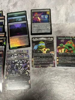 MTG TMNT Ninja Turtles Bulk Lot 185+ cards, Mythic Rare & Foil Showcase Extended - Image 3
