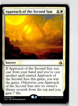 Approach of the Second Sun 4 Rare Amonkhet Magic: The Gathering Lightly Played - Image 1
