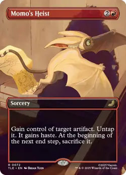 Mint/Near-Mint, English - 1 x MTG Momo's Heist - Foil Avatar: The Last Airbender - Image 1