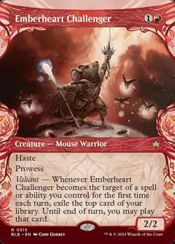 Mint/Near-Mint, English - 1 x MTG Emberheart Challenger - Foil - Showcase Bloomb - Image 1