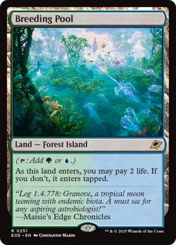 x1 Breeding Pool EOE Edge of Eternities MTG 251 M/NM 1x - Image 1