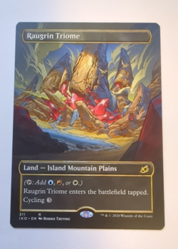 {1x} ~ Raugrin Triome ~ [Borderless] NM MTG EDH Rare Ikoria IKQ 311 *Startropic* - Image 1