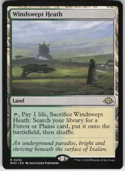 MTG Windswept Heath Normal NM Modern Horizons 3 Magic 235 - Image 1