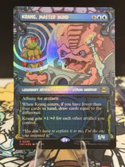 MTG: TMNT - Krang, Master Mind (Showcase) Foil R 0230 - Image 1