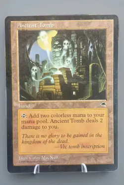 Ancient Tomb Tempest LP/MP MTG Magic the Gathering 1997 - Image 1