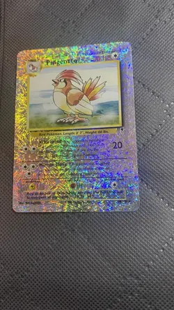 2002 Rare Reverse Holo Pokemon Card Pidgeotto 34/110 - Image 1