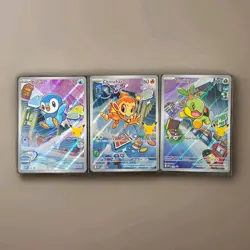 Pokemon TCG First Partner Illustration Collection Series 1-Sinnoh Gen 4 Starters - Image 1