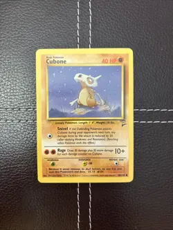 Pokemon TCG - Cubone - 70/130 - Base Set 2 - VLP Common (2000) - Image 1