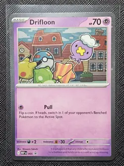 Pokemon TCG Drifloon 005 & Drifblim 006 Black Star Blister Promo Mega Evolution - Image 2