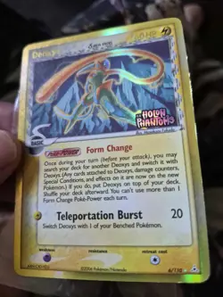 2006 Pokemon Deoxys delta species 6/110 stamped ex holon phantoms Reverse LP - Image 1
