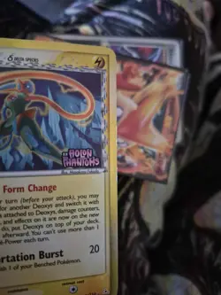2006 Pokemon Deoxys delta species 6/110 stamped ex holon phantoms Reverse LP - Image 2