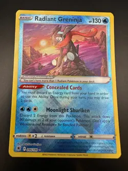 Pokemon - Radiant Greninja - 046/189 - SWSH10: Astral Radiance - Holo - Image 1