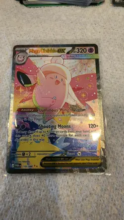 Mega Clefable Ex SIR 119/088 Pokemon TCG Perfect Order (REALLY CLEAN NM) - Image 2