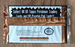 1999 Topps Pokemon TV Animation Edition TCG Factory Sealed Pack Blue Logo - Image 2