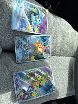 Chimchar Turtwig Piplup First Partner Illustration Collection Promo Set Pokemon - Image 1