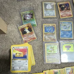 Nintendo Pokemon TCG Base Set & Team Rocket Holo/Regular Lot - Image 4
