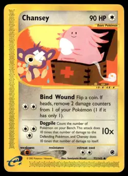 Chansey #72 - Pokemon Expedition - LP - Image 1