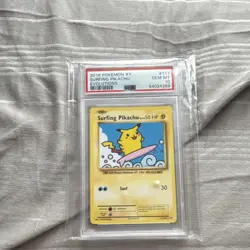 Pokemon TCG Surfing Pikachu Evolutions Secret Rare 111/108 PSA 10 2016 - Image 1