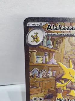 2023 Pokemon Alakazam EX 201/165 Scarlet & Violet 151 Illustration Rare Holo - Image 3