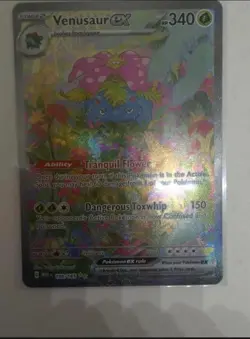 Venusaur ex 198/165 SIR Pokemon 151 Special Illustration Rare Full Art NM - Image 1