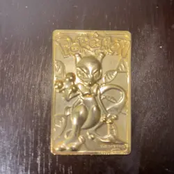 Pokemon Mewtwo 1999 23K Gold-Plated Burger King Limited Editon - Image 1
