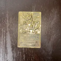 Pokemon Mewtwo 1999 23K Gold-Plated Burger King Limited Editon - Image 2