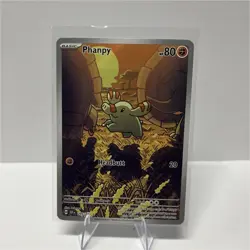Pokemon Phanpy Illustration Rare Holo Sv08 Surging Sparks 205/191 80 HP Headbutt - Image 1