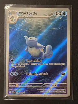 Pokemon TCG Wartortle 171/165 Illustration Rare NM Condition - Image 1