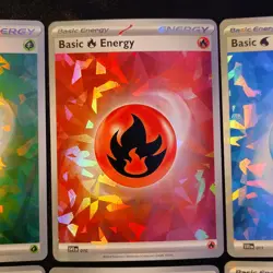 Pokemon TCG Terapagos UPC Collection - Complete Cracked Ice Holo Energy Set MINT - Image 4