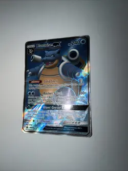 Pokemon TCG Blastoise GX Holo Ultra Rare SM189 Promo 2019 Foil - Image 3