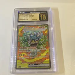 Pokemon Teal Mask Ogerpon ex 201/187 Terastal Fest Special Art Rare CGC 10 Holo - Image 1