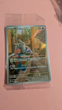 Pokemon TCG: Mimikyu Black Star Promo Scarlet & Violet 075 (Sealed) - Image 1
