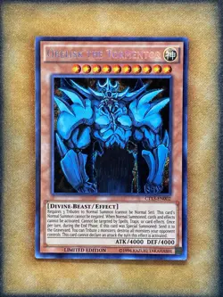 Yugioh Obelisk the Tormentor CT13-EN002 Secret Rare Limited Edition LP - Image 1
