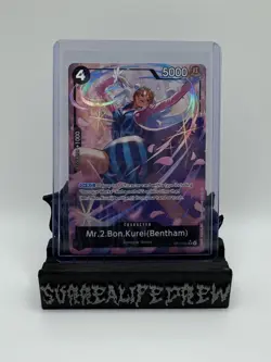 One Piece TCG Mr.2.Bon.Kurei (Bentham) OP14-091 SR Alt Art - Image 3