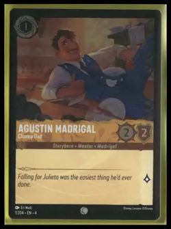 Agustin Madrigal - Clumsy Dad Foil #1/204 Ursula's Return Disney lorcana - Image 1