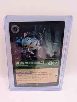 Webby Vanderquack - Mystery Enthusiast [Foil] #73 Lorcana Whispers in the Well - Image 1