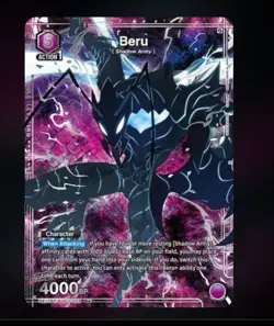 🔥 Beru (033) (R*Union Arena UE17BT: SOLO LEVELING Rare 1-Star UE17BT/SLG-1-033 - Image 1