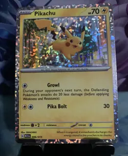 Pokemon TCG Pikachu McDonald's Promos 2023 006/015 Regular Promo - Image 1
