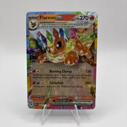 Flareon ex Double Rare SV: Prismatic Evolutions 014/131 NM Pokemon TCG - Image 1