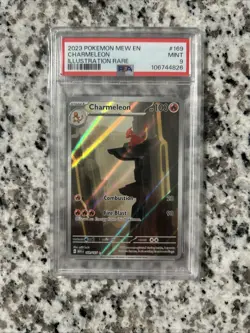 Pokemon TCG Charmeleon Illustration Rare Holo PSA 9 Scarlet & Violet 151 169/165 - Image 1
