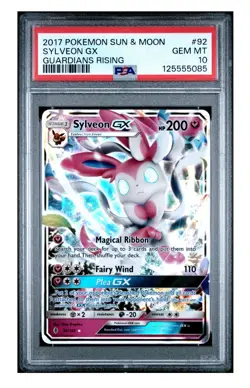 Pokemon PSA 10 Sylveon GX 92/145 Ultra Rare | Sun & Moon: Guardians Rising | - Image 1